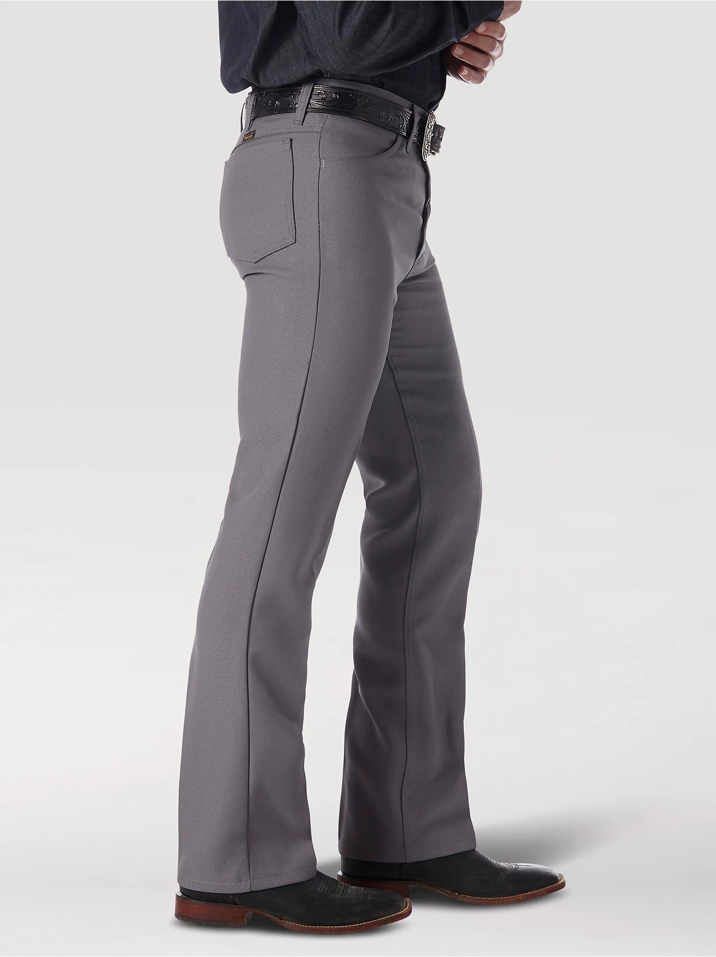 WRANCHER BOOT JEANS WRANGLER GREY