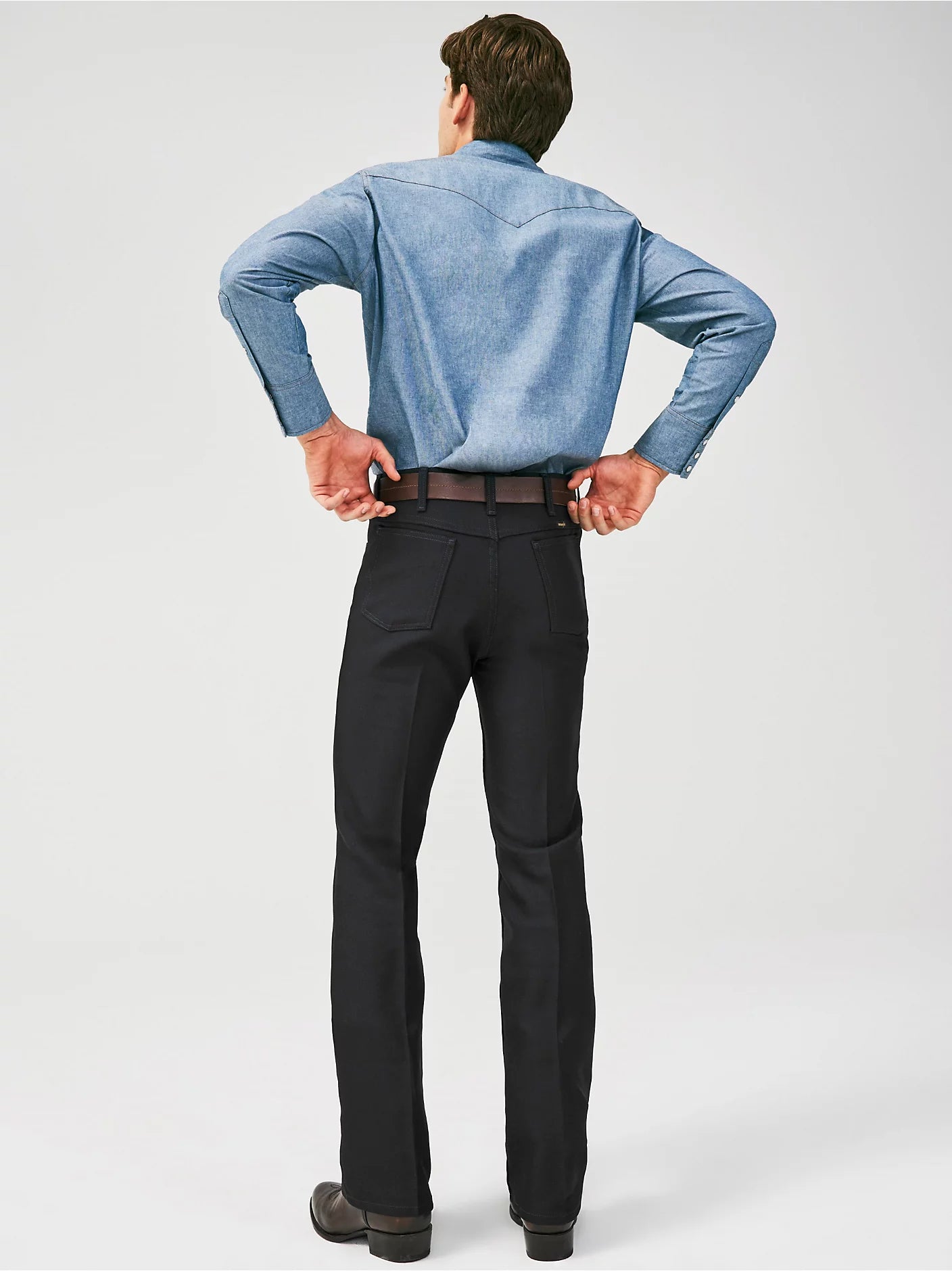 Wrangler Men's Black Wrancher Dress Jeans Wrangler Men's Black Wrancher Dress Jeans