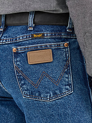 WRANGLER Men's Cowboy Cut Slim Fit Stonewashed Jean