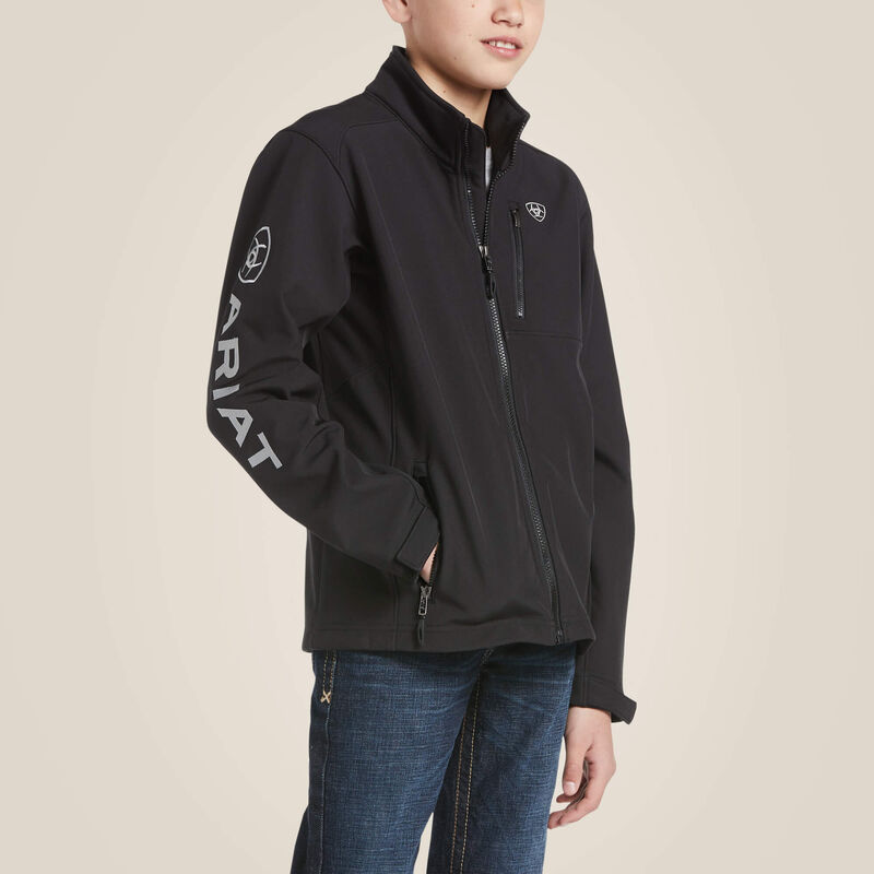 ARIAT Logo 2.0 Softshell Jacket Black/Silver