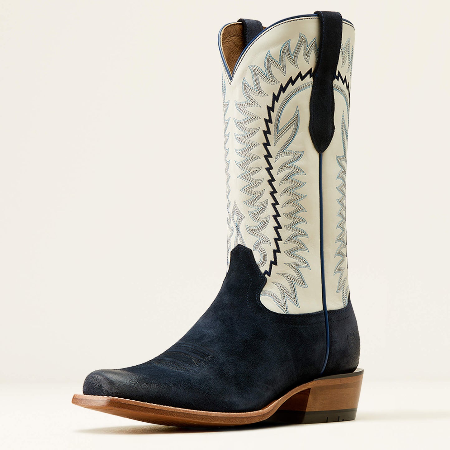 ARIAT MENS FUTURITY TIME POLO BLUE BOOT