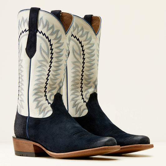 ARIAT MENS  FUTURITY TIME POLO BLUE BOOT