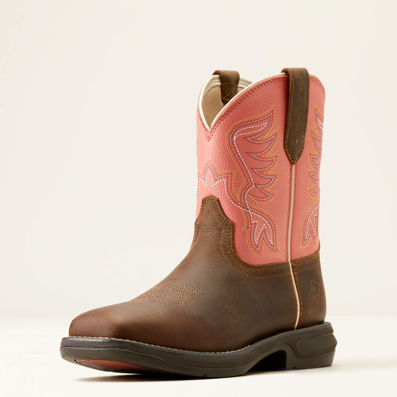 ARIAT Women's Anthem Shortie Mila Western Cosmic Coral