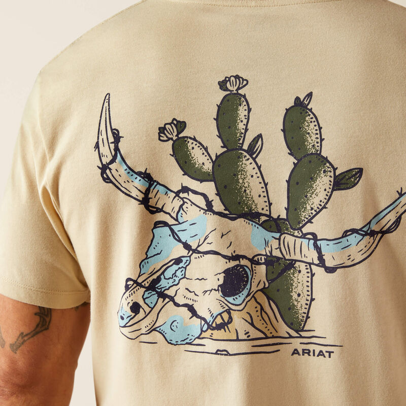 ARIAT Men's Bleached Bones T-Shirt