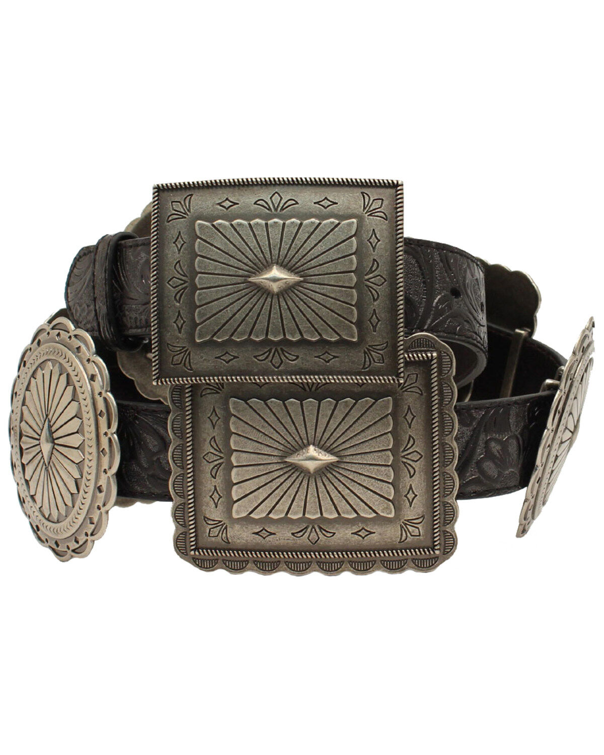 ARIAT Women's Embossed Concho Belt