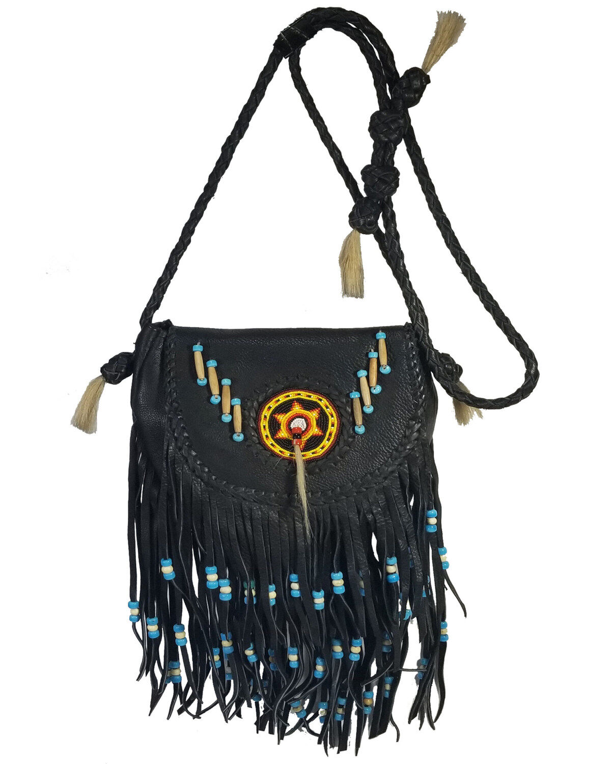 Kobler Inc Leather Women's Crossbody Rosette Bag