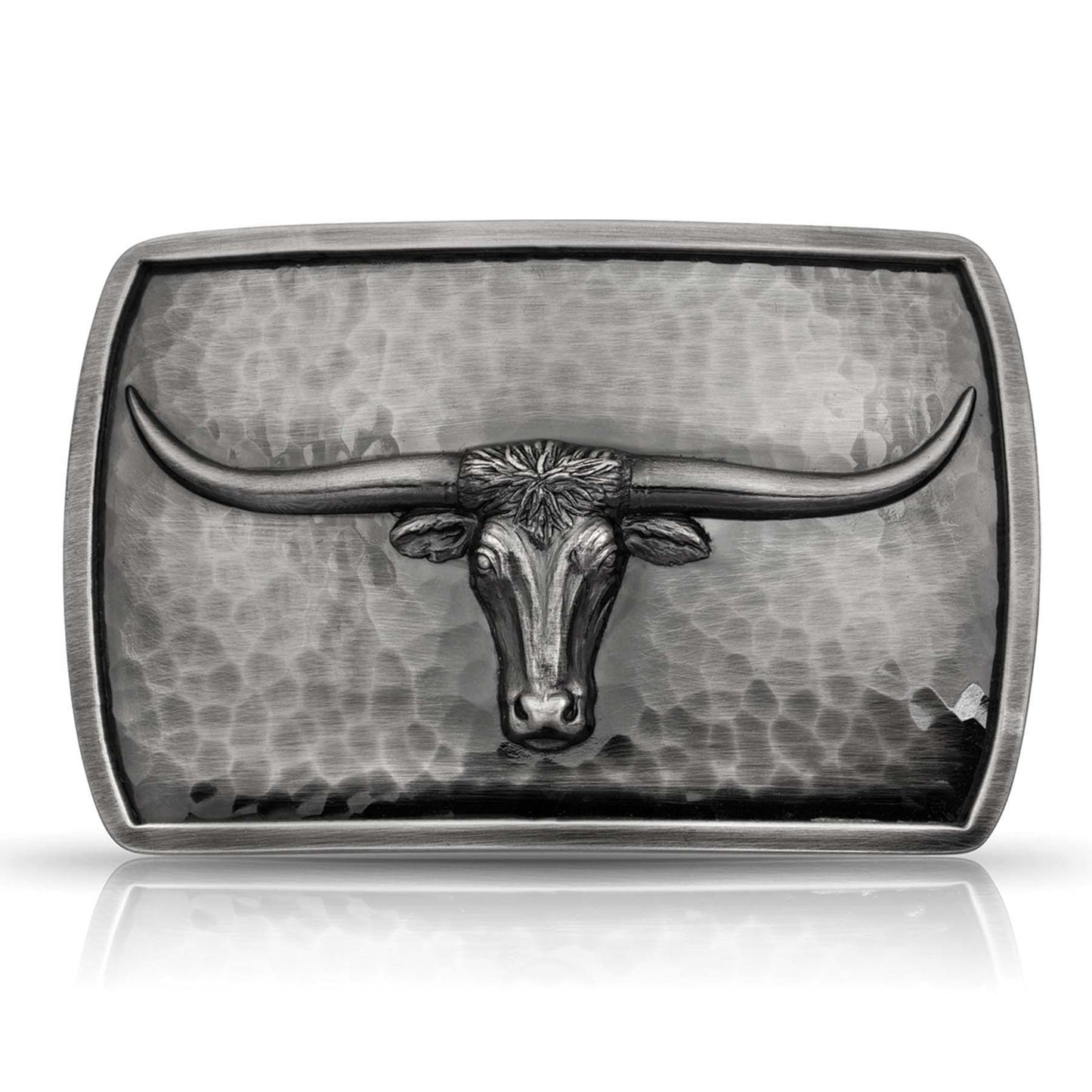 MONTANA SILVERSMITHS River Rock Cascade Longhorn Buckle