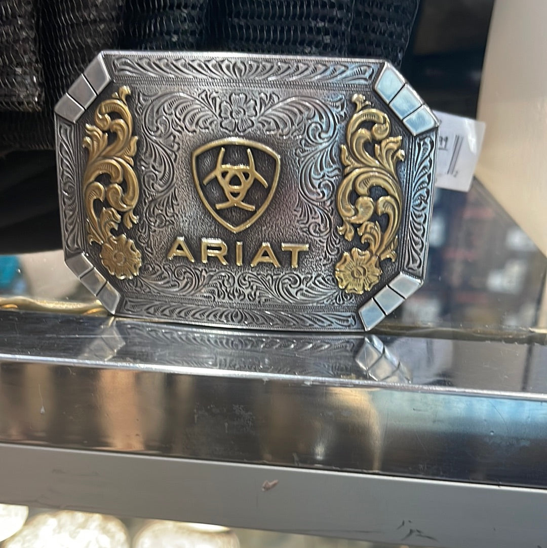 ARIAT Men's Logo Filigree Buckle