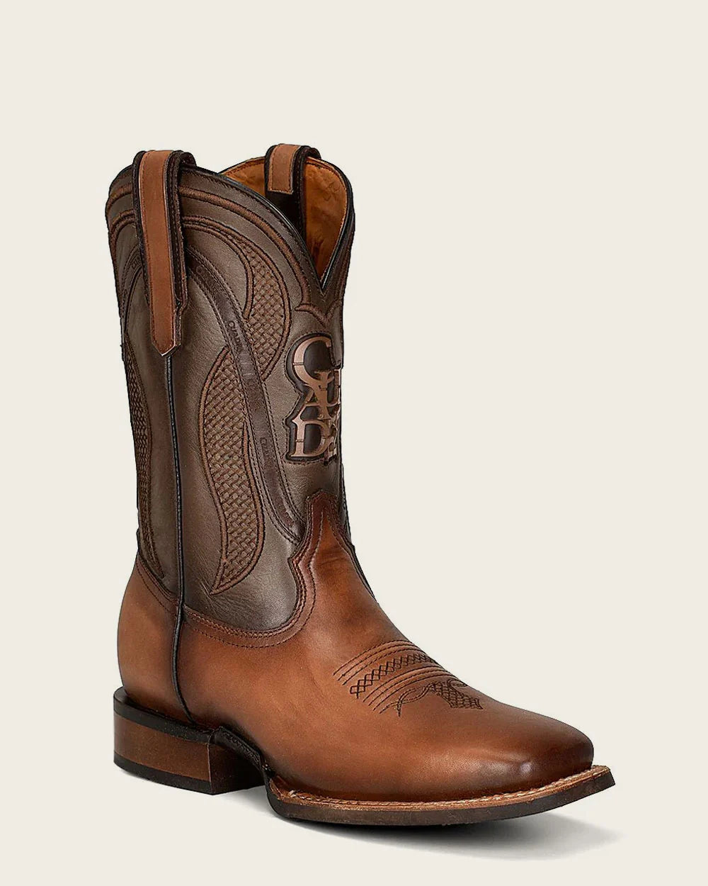 CUADRA MENS RODEO COWBOY HONEY BROWN LEATHER CU656
