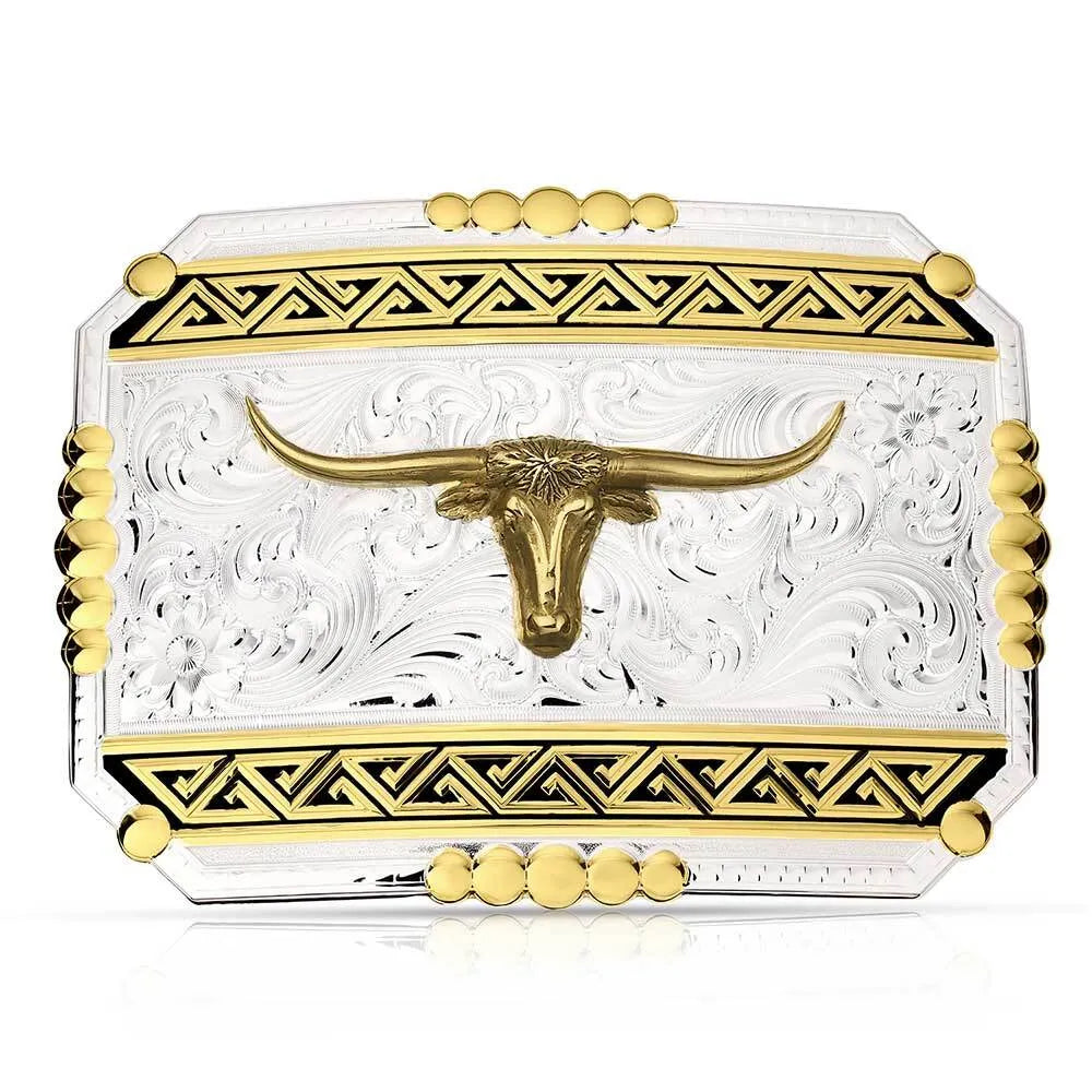 MONTANA SILVERSMITHS Southwest Origins Buckle with Longhorn