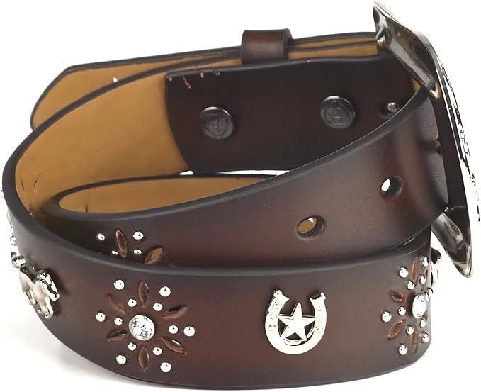 ARIAT Girl's Brown Leather Belt