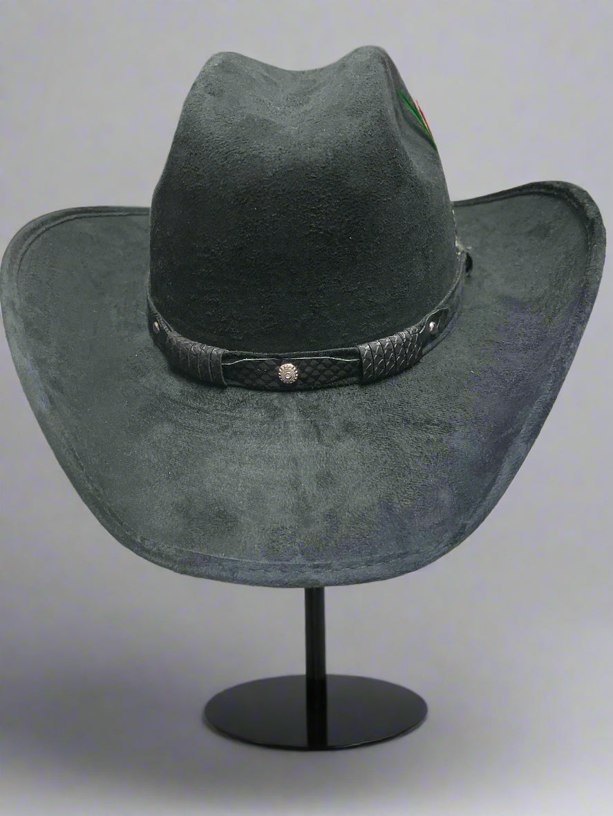 KIDS HATS RODEO POTRERO FELT ELASTIC BLACK 000049