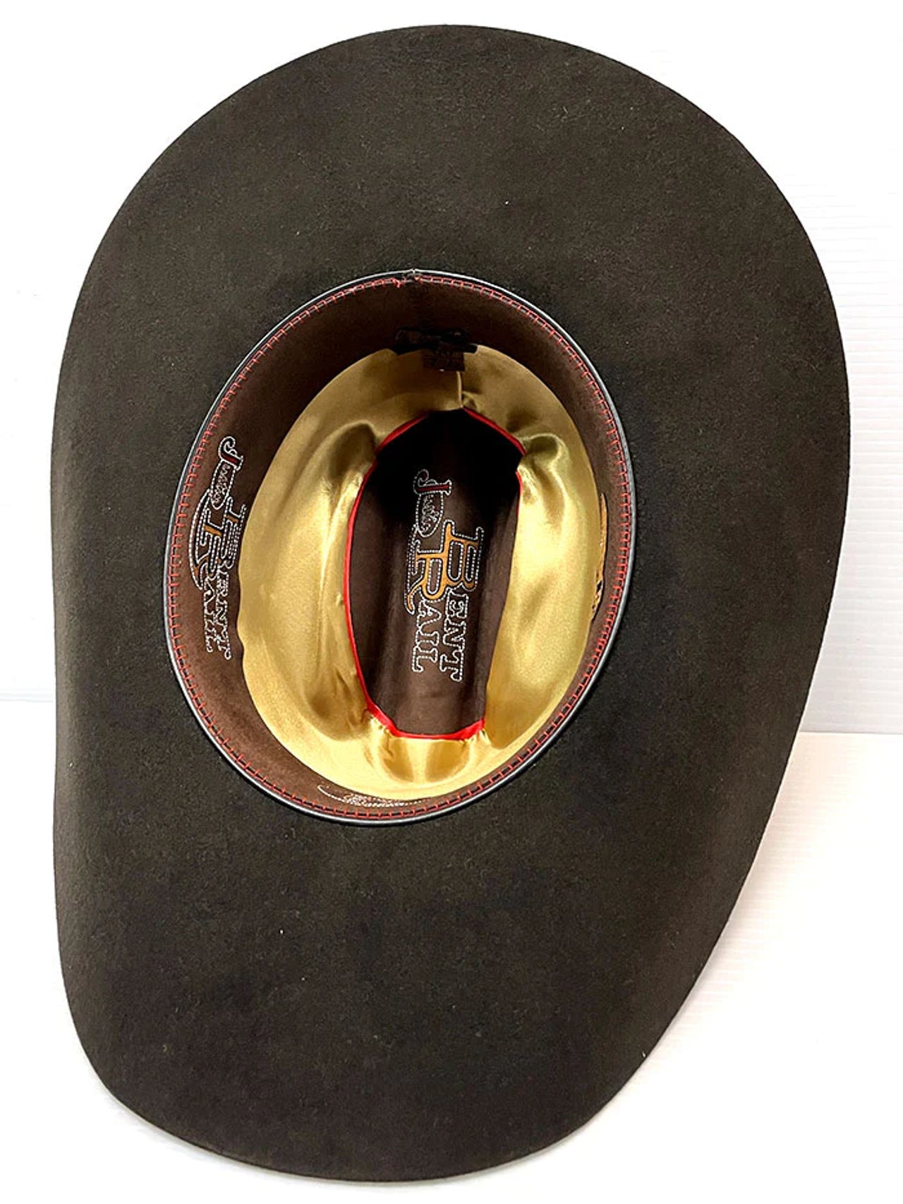 JUSTIN 6X Bent Rail Dylan Chocolate Felt Hat