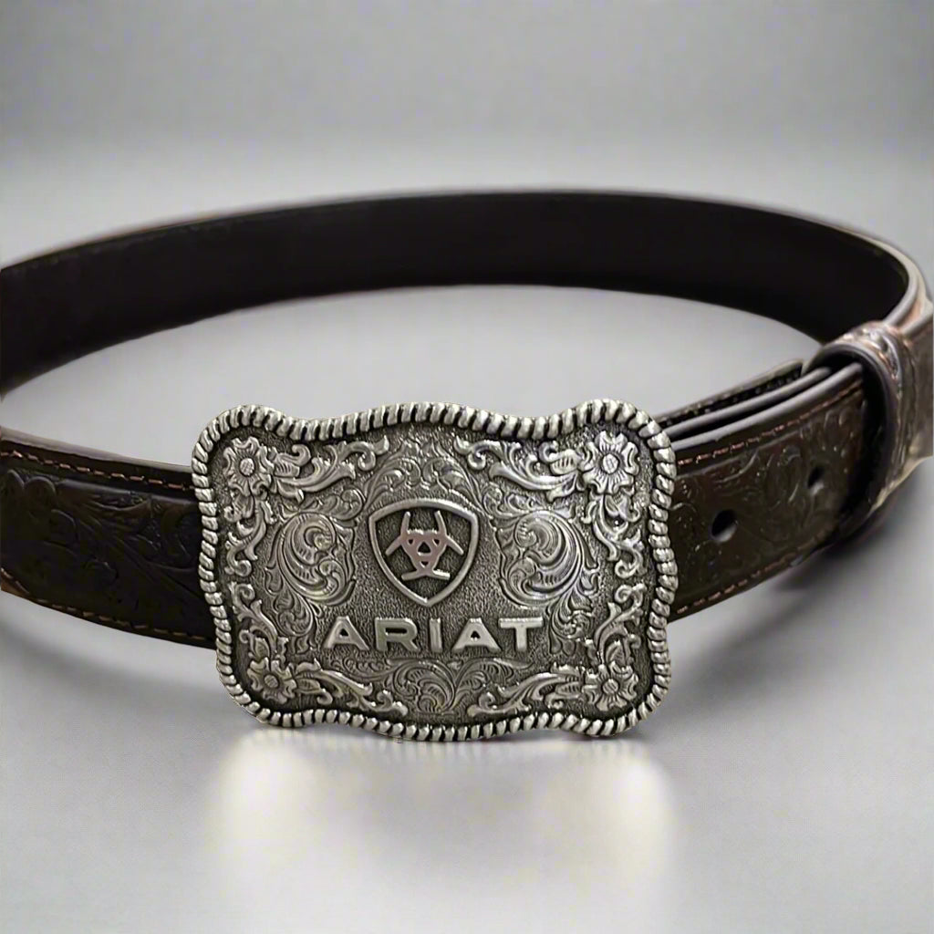 Ariat Kids Distressed Hand Tooled Belt