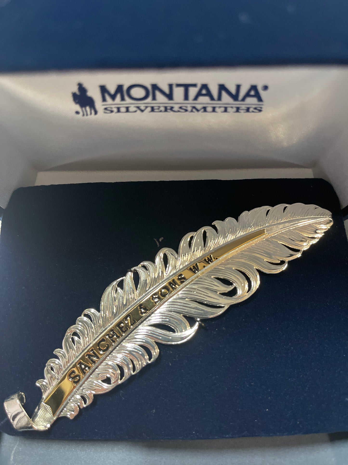 SANCHEZ & SON`S W.W HAT FEATHER HF5833 GOLD