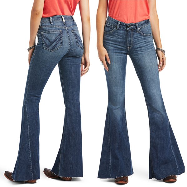 ARIAT R.E.A.L HIGH RISE FLARE CANADIAN Style