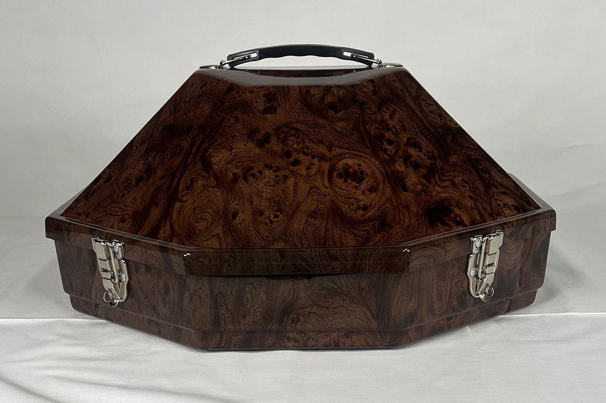 Hammer Plastics Burl Designer Western Hat Can M02-D2 Burl Walnut