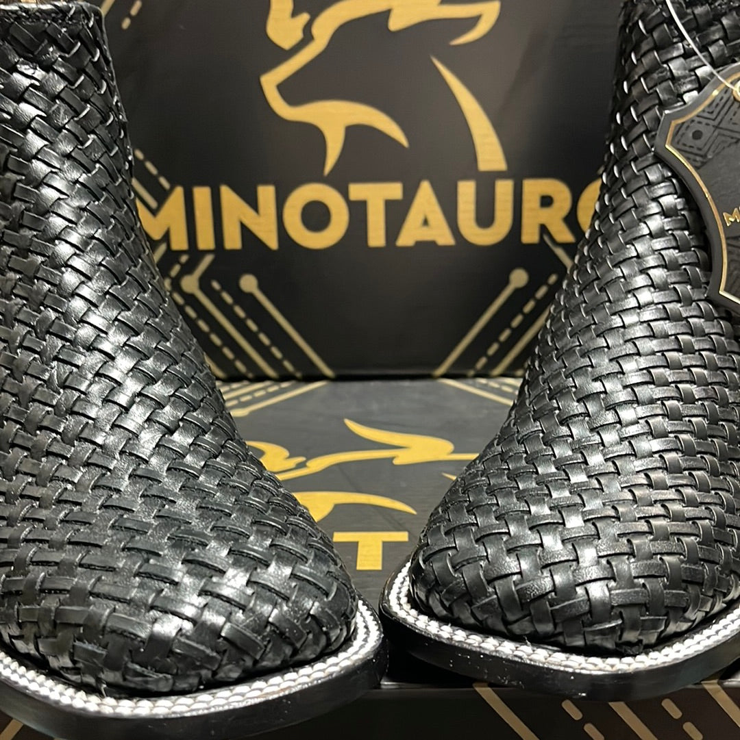 MINOTAURO BOTIN BLACK FABRIC 076