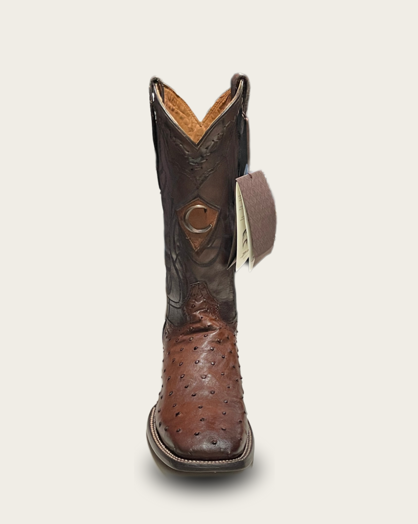 CUADRA_MENS_BROWN_OSTRICH_SQUARE_TOE_WESTERN_BOOT-CU418EE-SANCHEZANDSONS_front