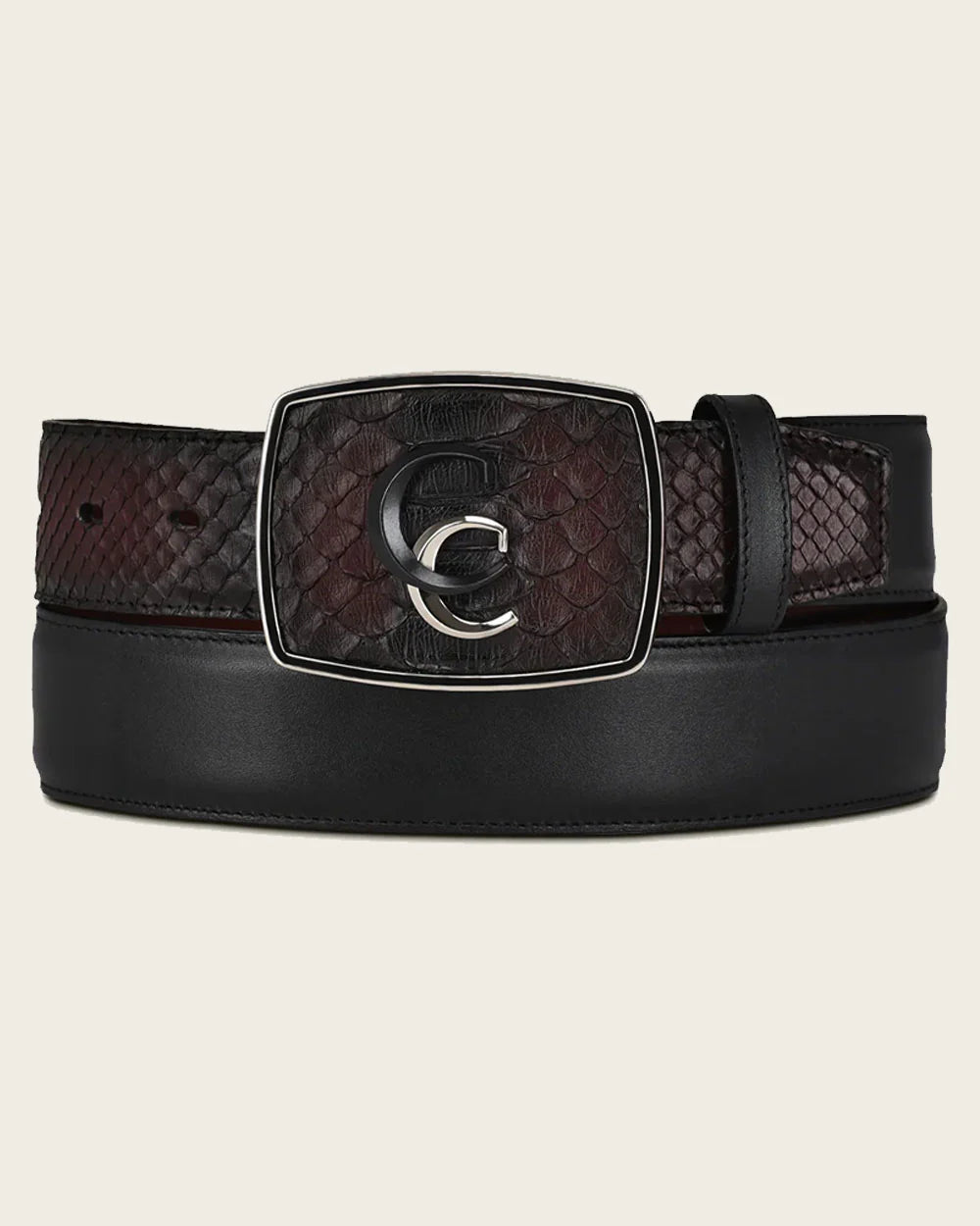 CUADRA BELT WINE EXOTIC BC324 PYTHON