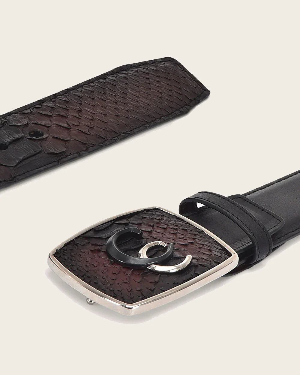 CUADRA BELT WINE EXOTIC BC324 PYTHON