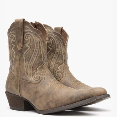 DURANGO Women's Crush Distressed Brown Bootie