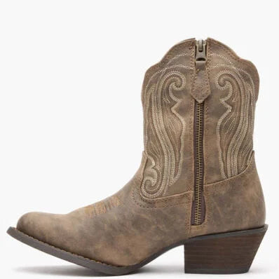 DURANGO Women's Crush Distressed Brown Bootie