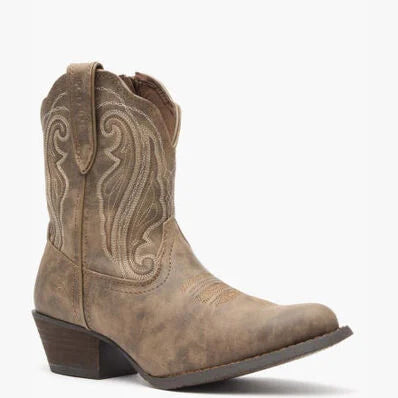 DURANGO Women's Crush Distressed Brown Bootie