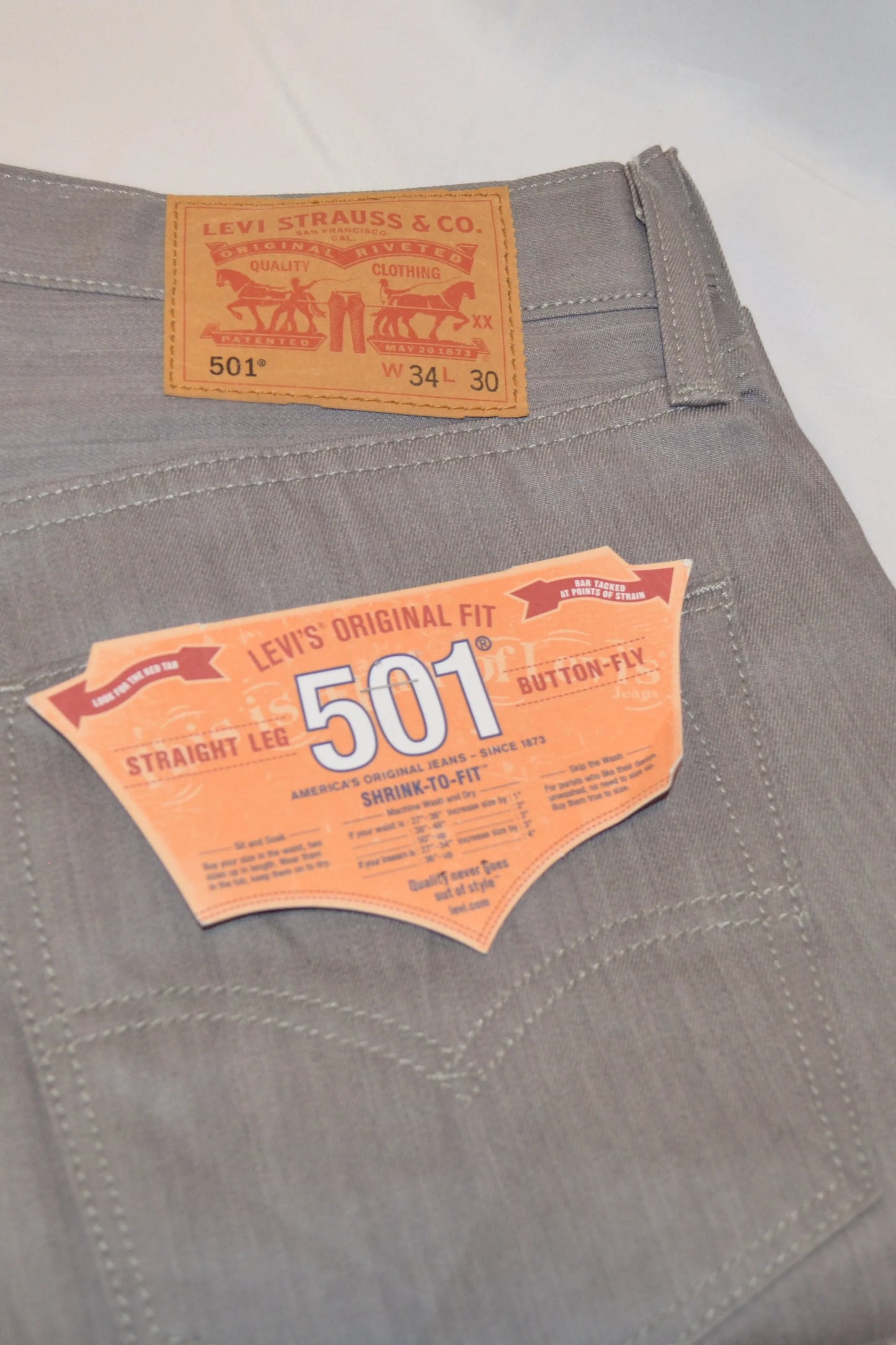 LEVI'S ORIGINAL FIT 501 Men's Final Sale Jeans