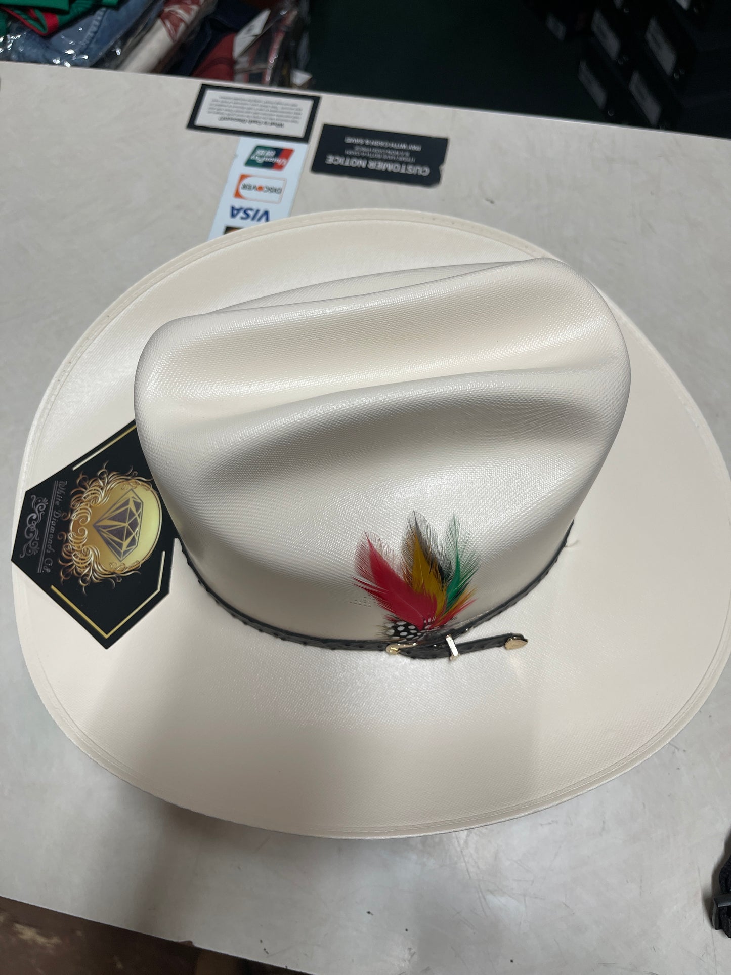 WHITE DIAMONDS Men's San Judas 100X Straw Hat