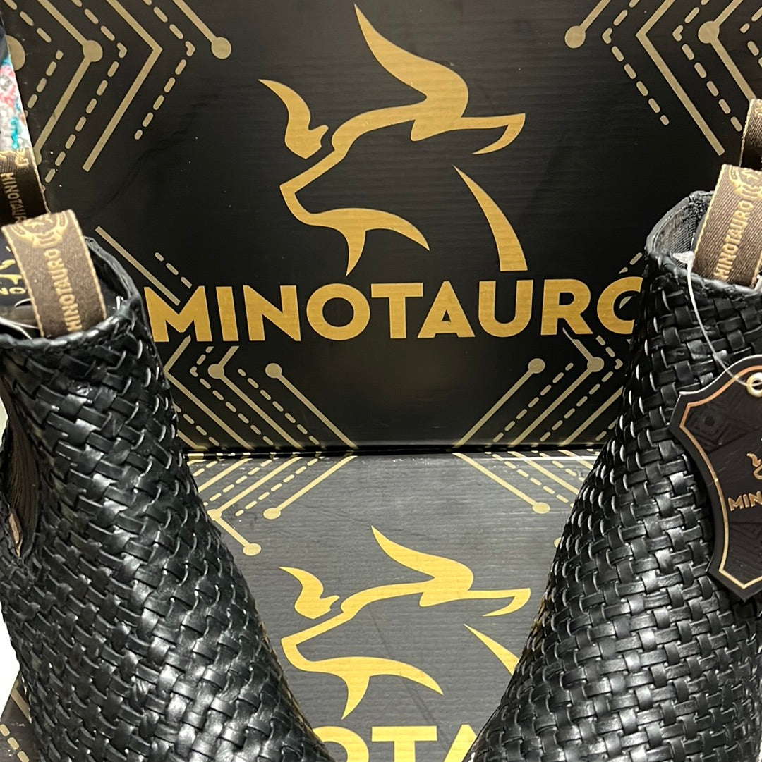 MINOTAURO BOTIN BLACK FABRIC 076