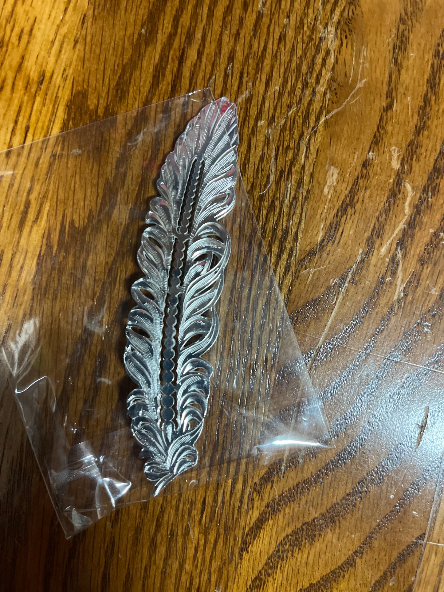 ACCESSORIO POR HATS ALPACAR FEATHER SILVER