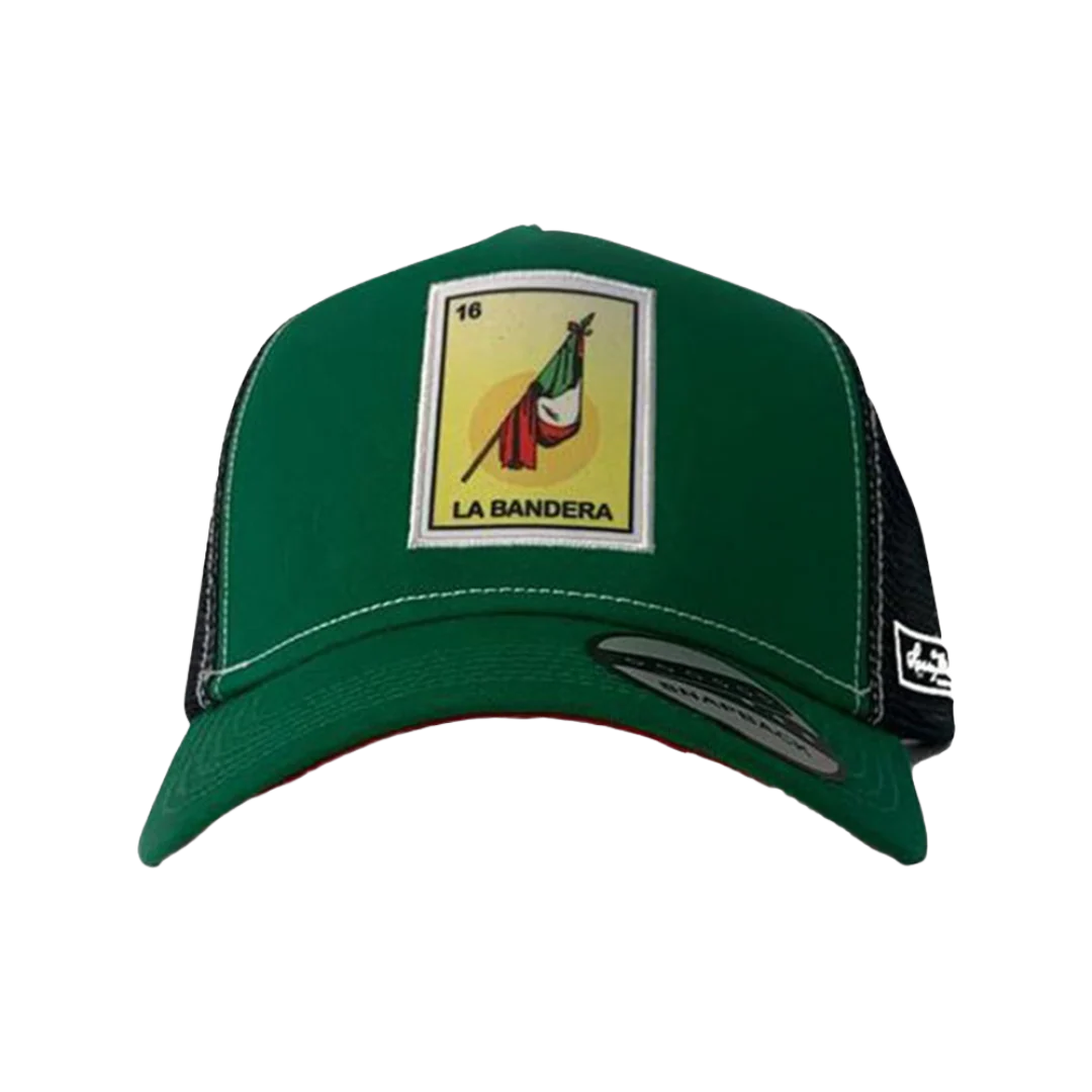 LARRY MAHAN La Bandera Green Cap