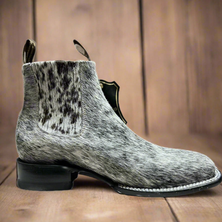 MINOTAURO Men's Botin Pelo de Vaca