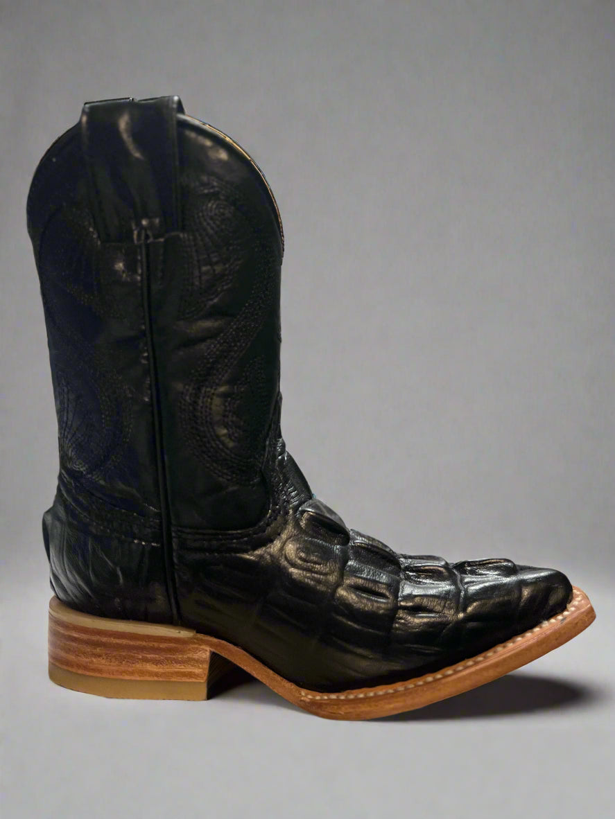 POTRERO Kid's Caiman Pointed Toe Boots