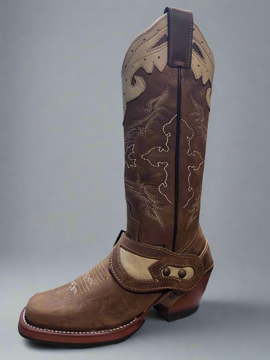 Reyme Women’s Western Pointed Toe with ankle harness Boots