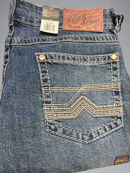 WRANGLER Women's Rock 47 Denim Stretch Slim Bootcut Jeans