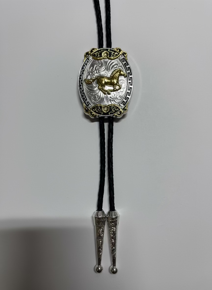 Assorted Gold and Silver Bolo Ties