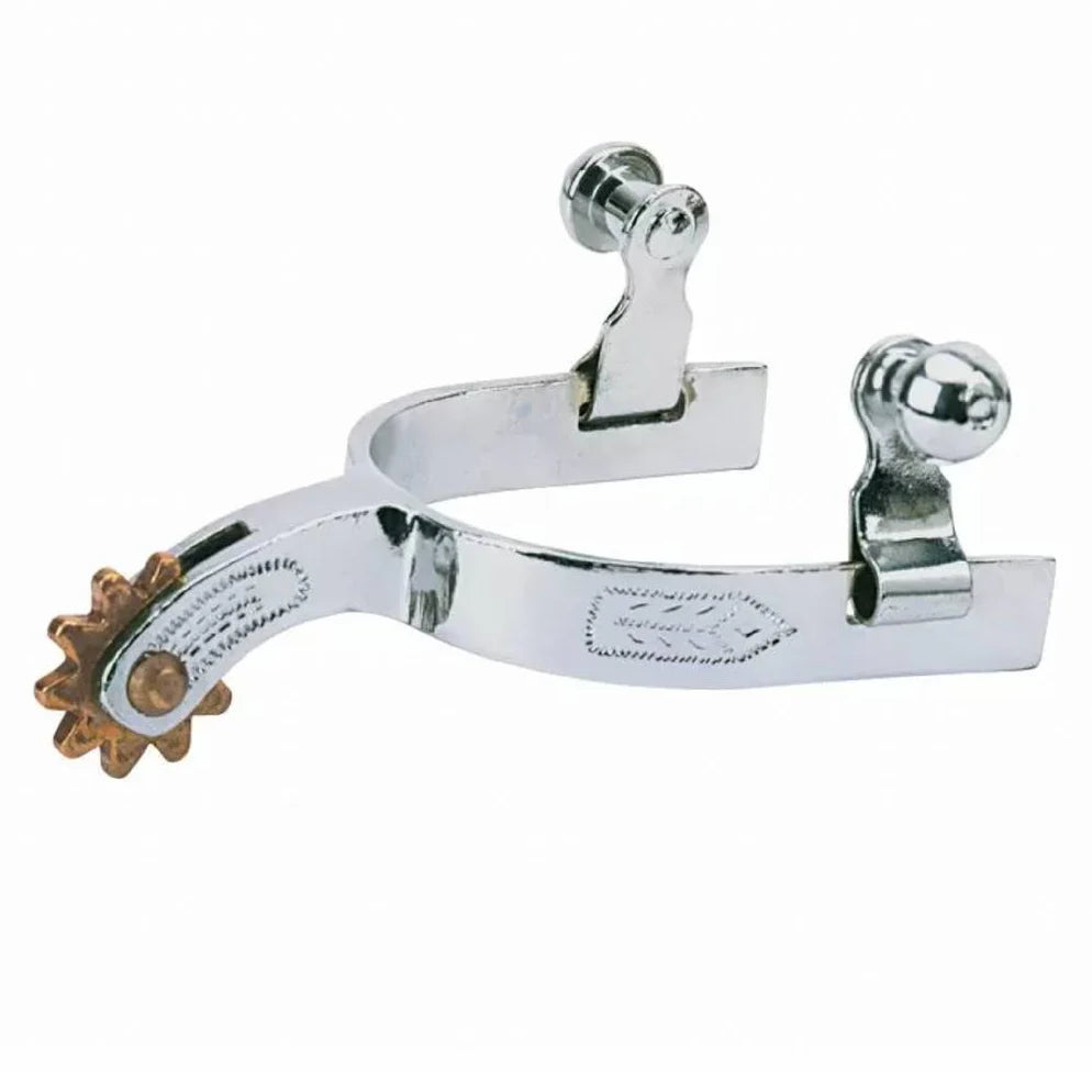 METALAB Roper Youth Engraved Spurs Level Two
