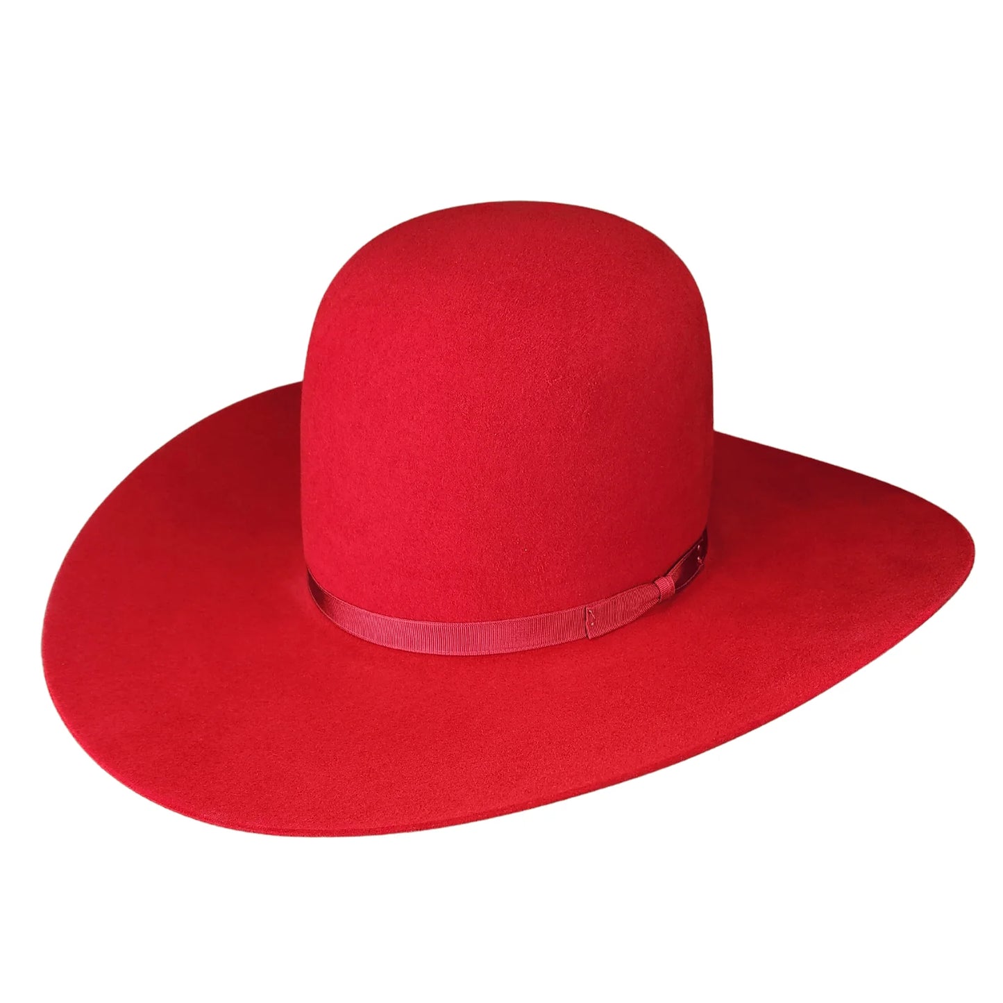 RODEO KING Open Crown Red 7X 4 1/2" Felt Hat