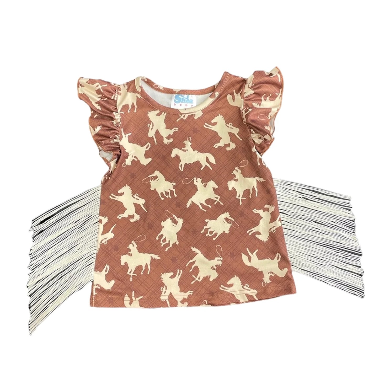 SHEA BABY Kid's Fringe Top