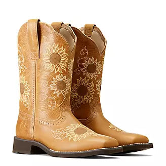 ARIAT Women's Blossom Sanded Tan Boots