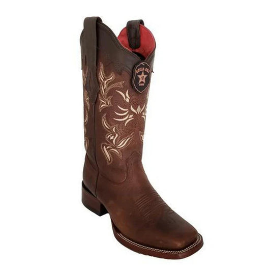 Women's Los Altos Rage Western Square Toe Boots Color Walnut