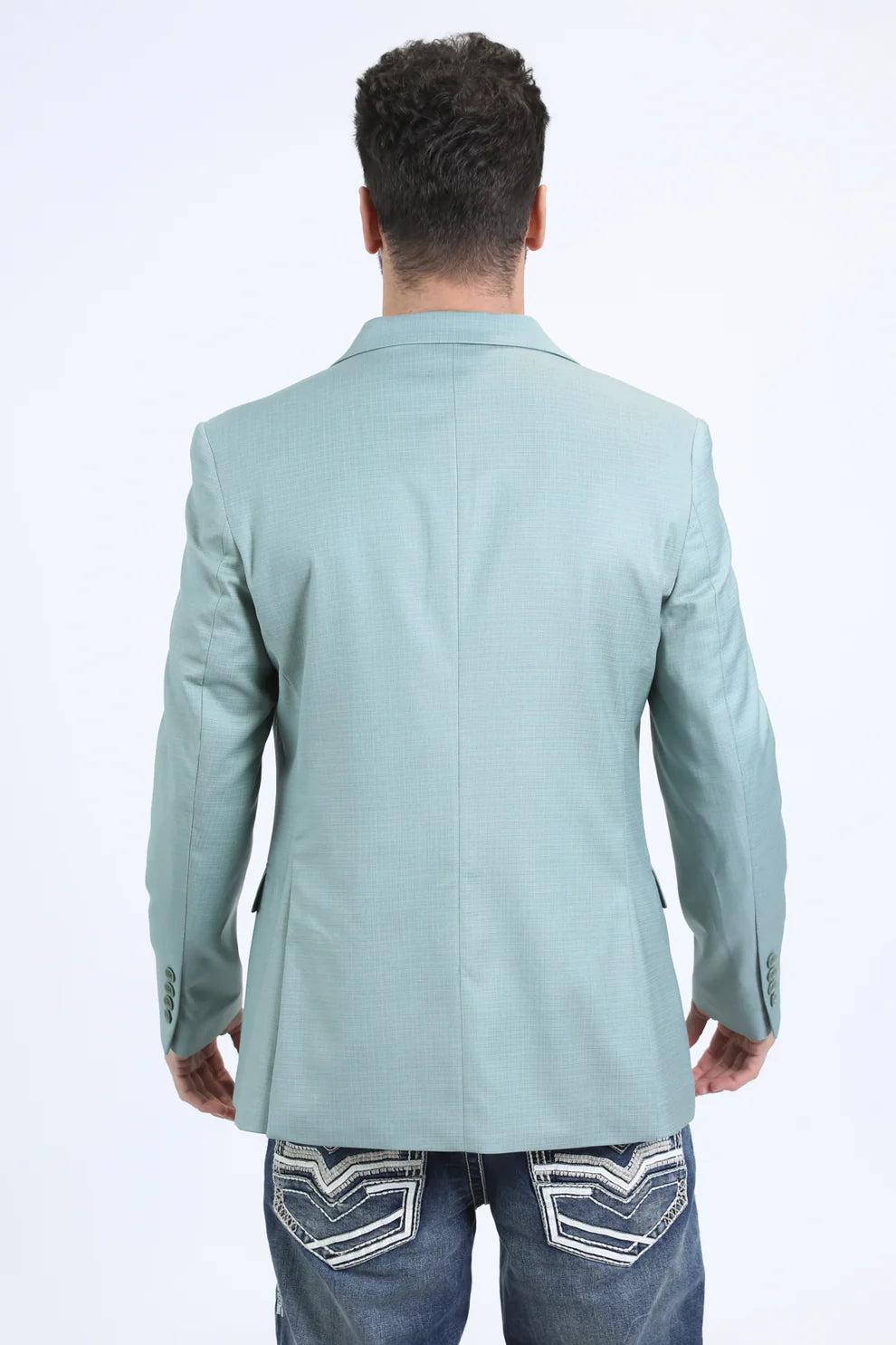 PLATINI Men's Fashion Blazer Modern Fit Mint Green
