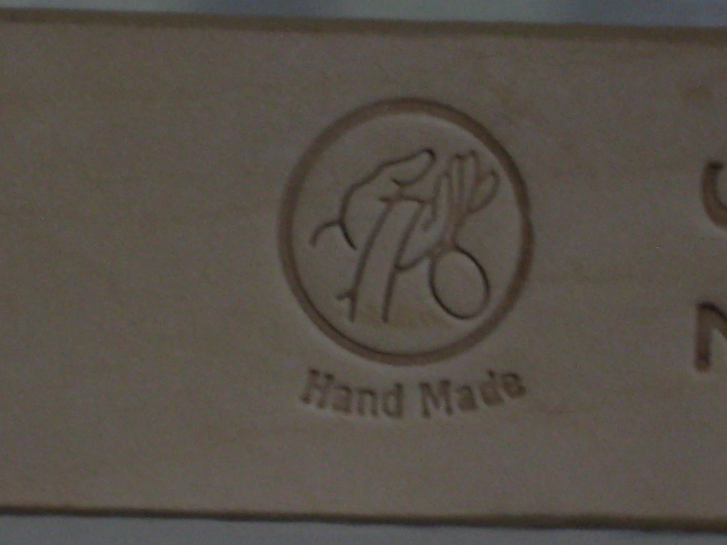 LOS ALTOS COGNAC GENUINE PIRARUCU FISH WESTERN COWBOY BELT