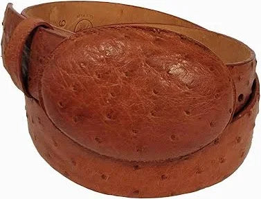 EXOTICO LEATHER BELT OSTRICH