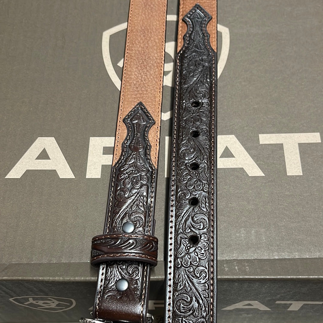 Ariat Boys' Distressed Hand Tooled Belt