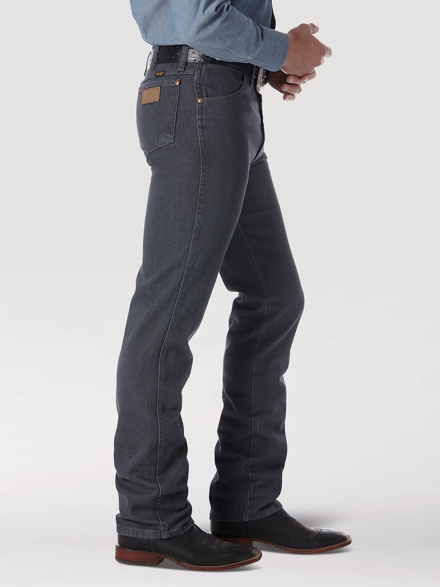 Wrangler® Cowboy Cut® Slim Fit Jean IN CHARCOAL GRAY