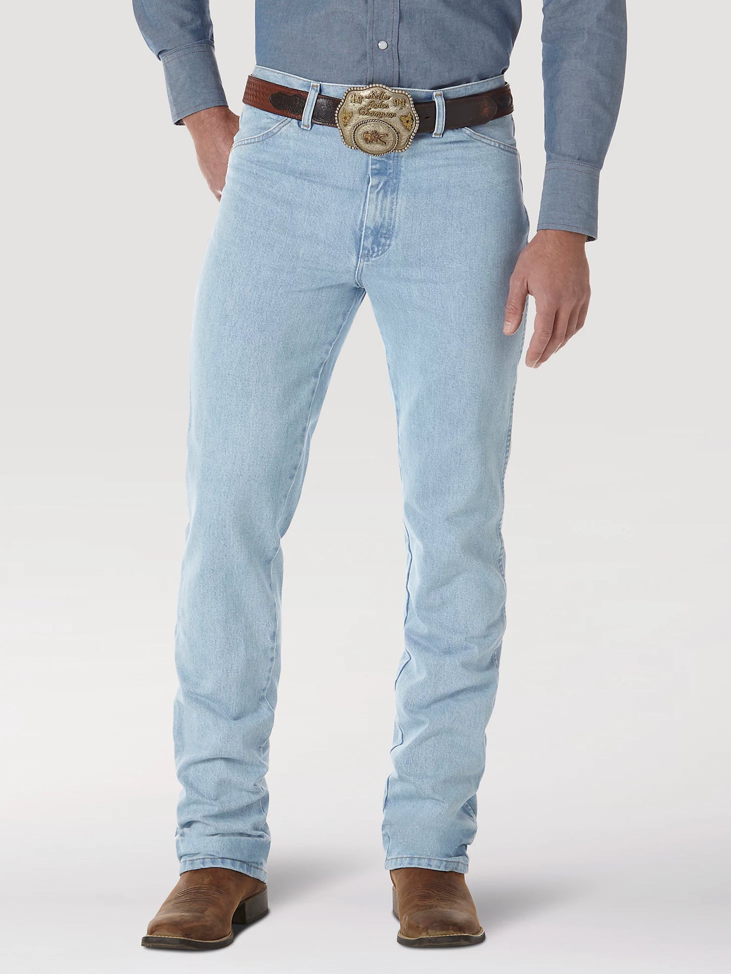 Wrangler® Cowboy Cut® Slim Fit Jean IN BLEACH