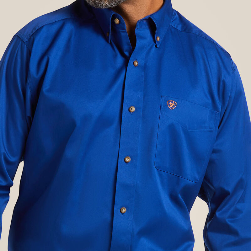 Ariat  Solid Twill Classic Fit Shirt ULTRAMARINE